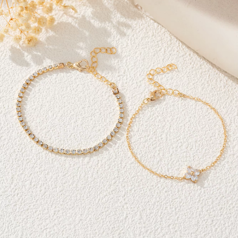 Duo Bracelets Dorés